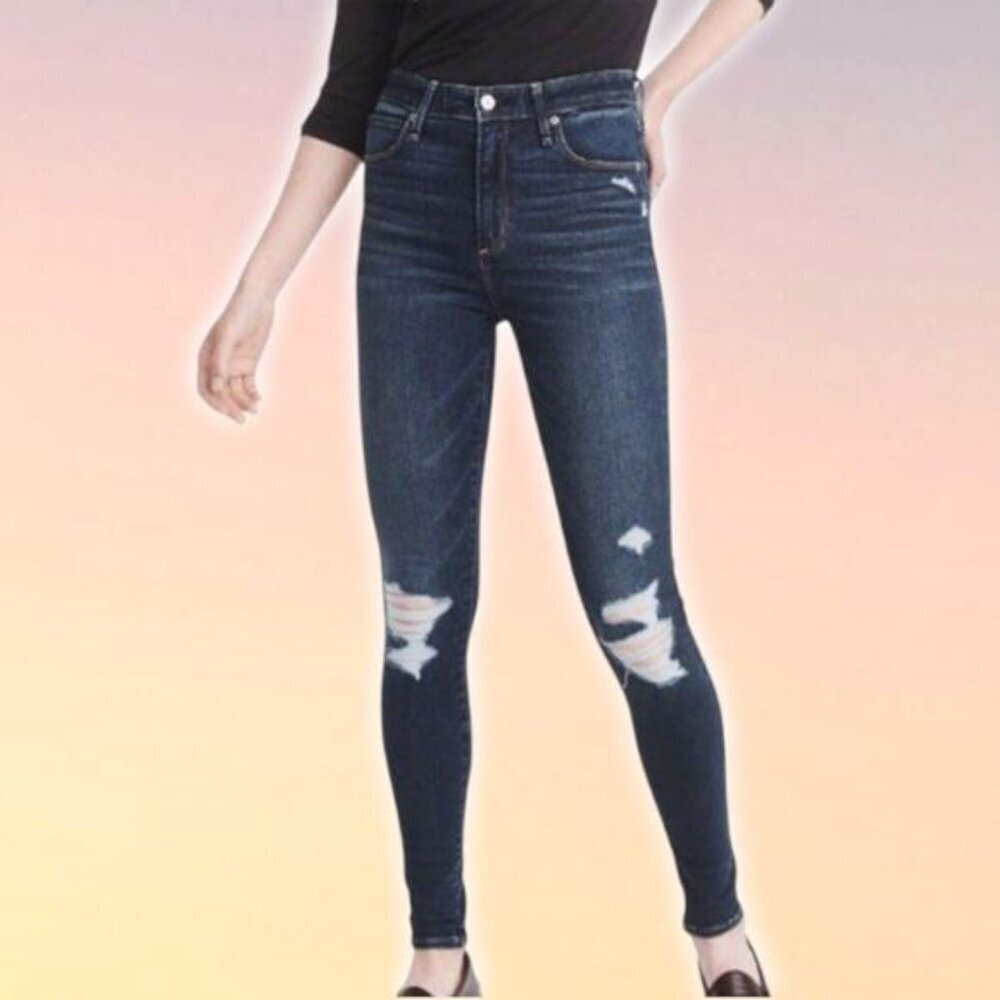 NWT ABERCROMBIE & FITCH Simone High Rise Super Skinny Jean Sz 26